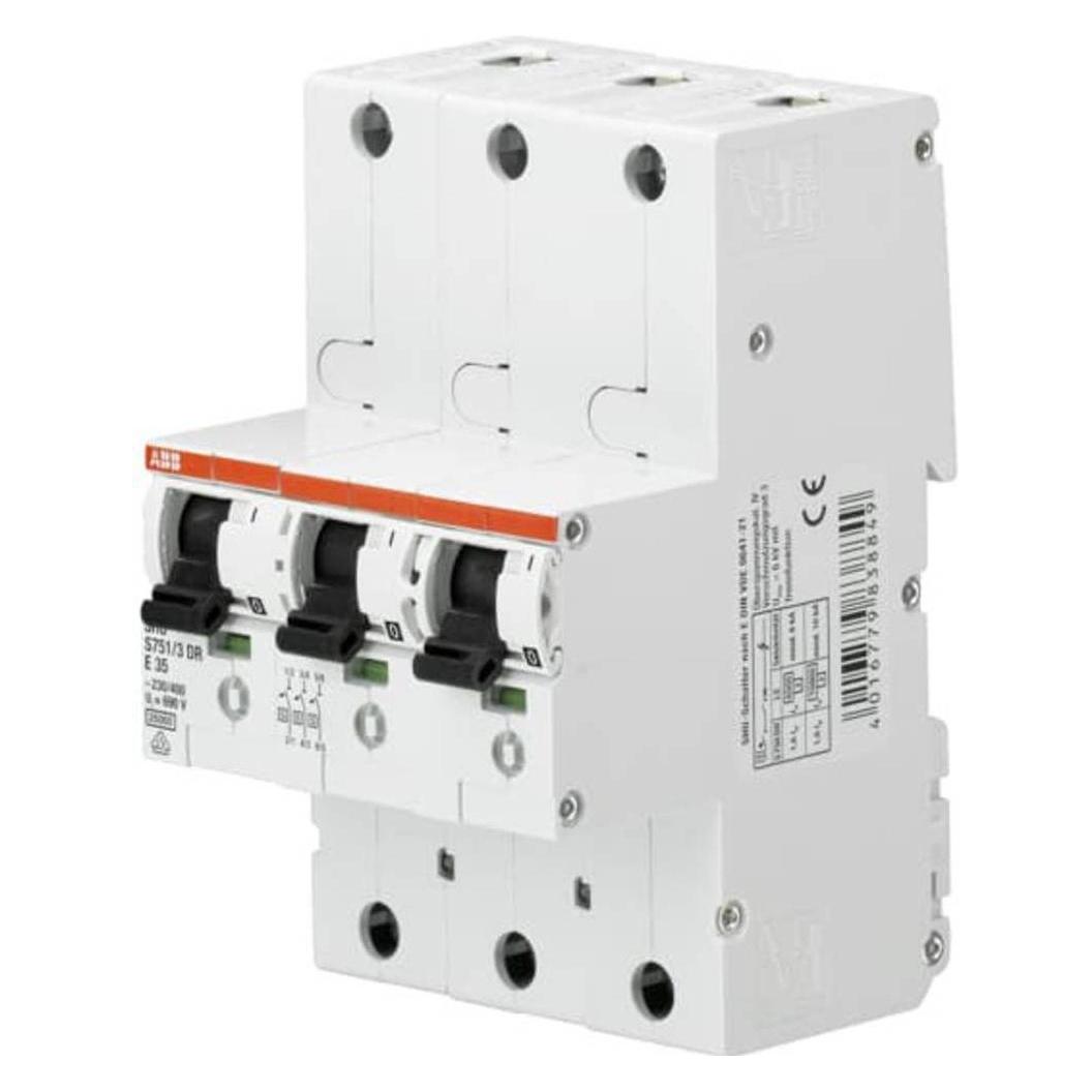 ABB Stotz S&J Haupleitungsschutzschalter S751/3DR-E40 (S751/3DR-E40)
