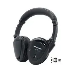 AMPIRE HP301-ECO Kopfhörer Infrarot 2-Kanal faltbar schwarz Headphones black