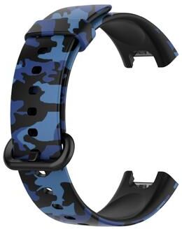 Everyday Crate Xiaomi Mi Watch Lite Silicone Printed Replacement Watch Band For Redmi Watch camouflage Blue