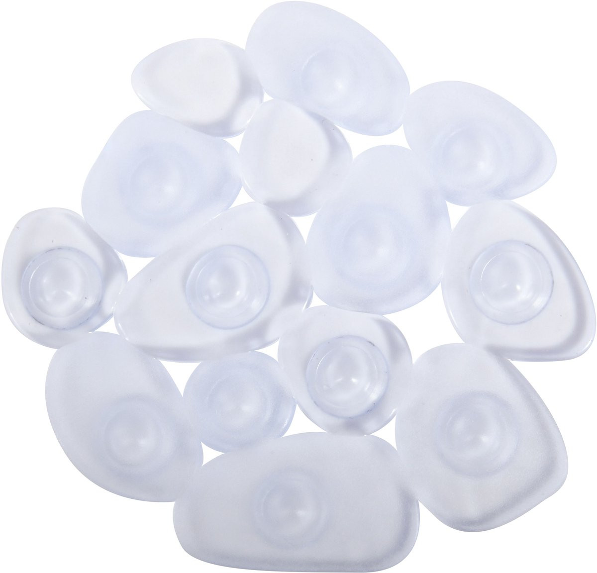 MSV Antislip Pads Badkamer – Set van 4 Antislip Stickers voor Douche en Badkuip – Kiezelsteendesign