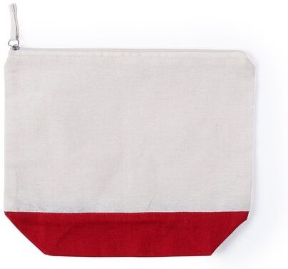Trousse de toilette personnalisable Lendil coton rouge