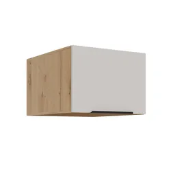 Aufsatzschrank Hochschrank 50 cm Küche SOLANO Kaschmir beige Küchenzeile
