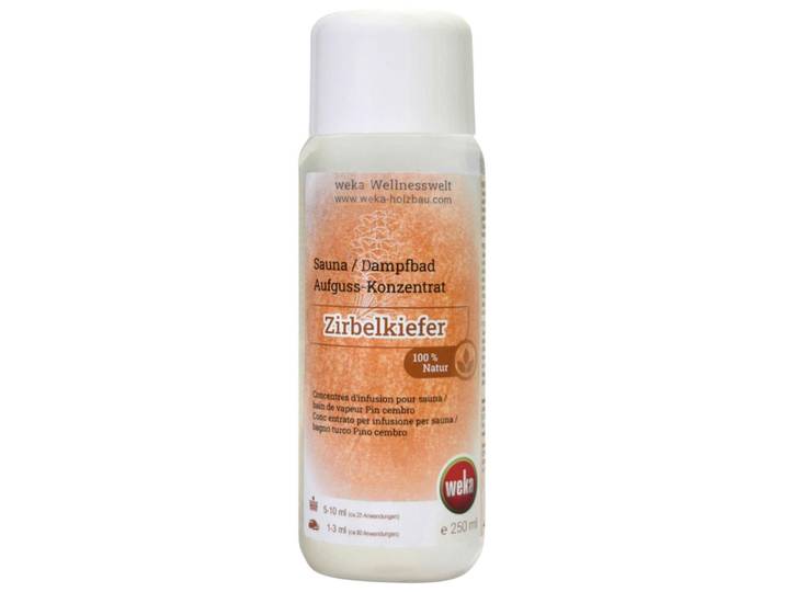 Aufgusskonzentrat WEKA Zirbelkiefer , transparent (weiß, neutral), 250, Aufguss-Konzentrate, Aufgusskonzentrat, 250 ml