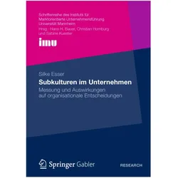 Subkulturen im Unternehmen, Fachbücher von Silke Esser