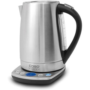 Caso Wasserkocher WK 2200, 1,7 Liter, 2200 Watt, mit Edelstahlgehäuse, silber