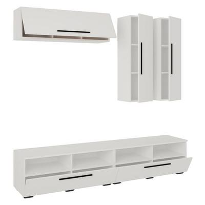 Schrankwand Wohnzimmer Anbauwand Wohnwand Arila XL