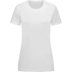 Stedman Damen Interlock Sport T-Shirt Active-Dry ST8100 white L