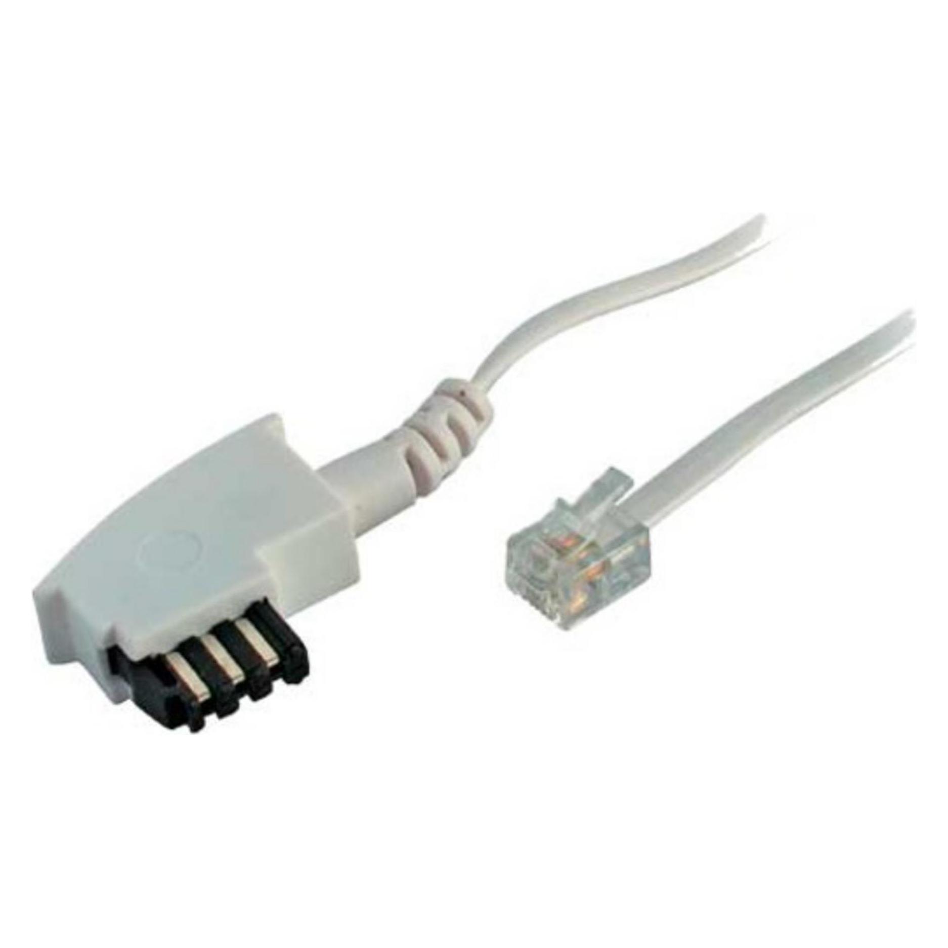 Shiverpeaks S/CONN maximale Konnektivität Telefonanschlusskabel-TAE F-Stecker auf Westernstecker 6/4 (70003-W)