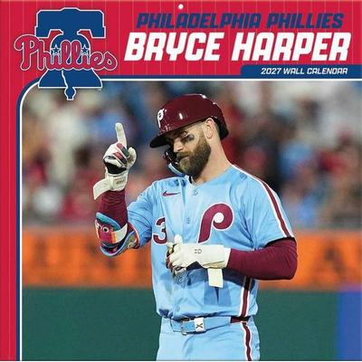 Philadelphia Phillies Bryce Harper 2027 Wall Calendar