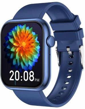 Inspired Deals QX7 Pro Smart Watch With Bluetooth Calling Health Fitness Tracker IP67 Waterproof blue
