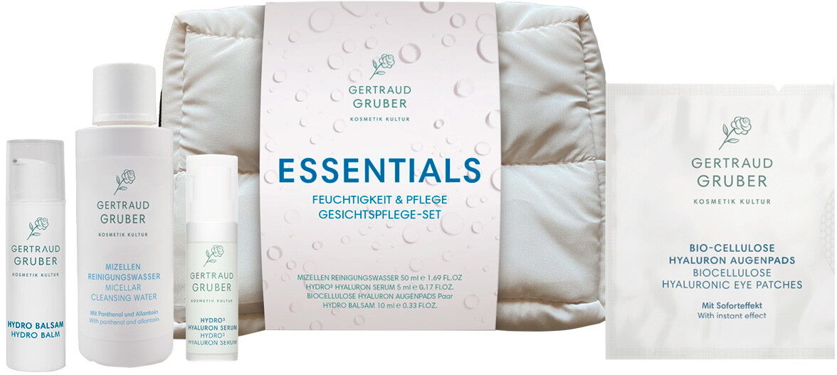 GERTRAUD GRUBER ESSENTIALS Feuchtigkeit & Pflege Gesichtspflege-Set
