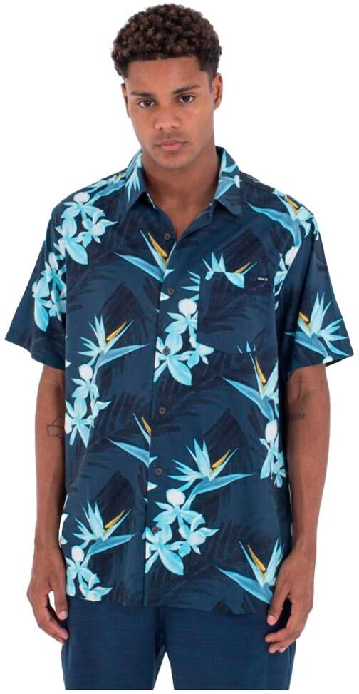 Hurley  - Rincon Short Sleeve Armored Navy - L - Chemise