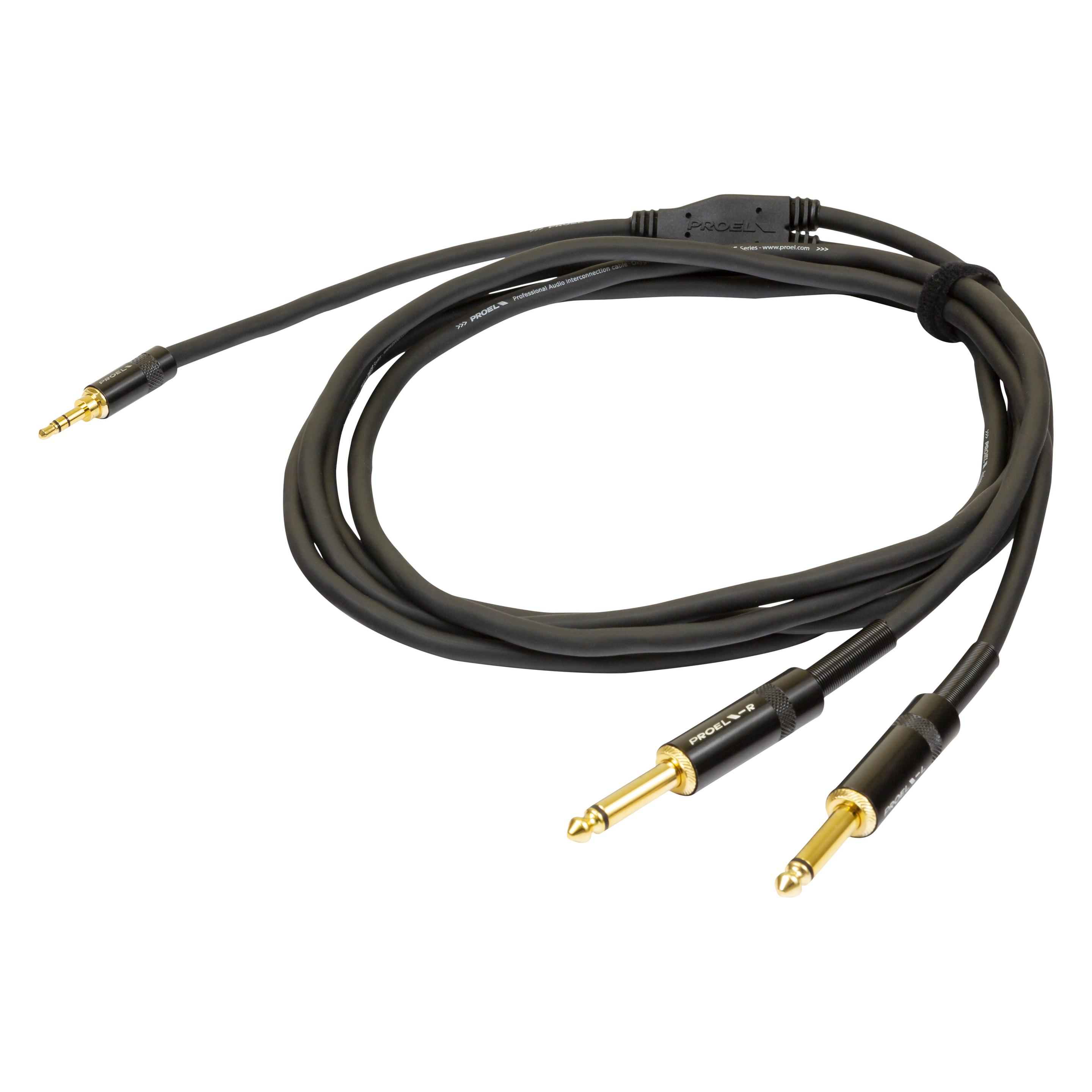 Proel stereo uros - mono uros,, musta (5 m) (PRCHLP170LU5XL)