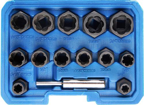 Kunzer 7SA14.1 Ausdreher 8 - 19mm 5/16", 1/2", 7/16", 3/8", 1/4", 9/16", 5/8", 11/16", 3/4" 3/8"