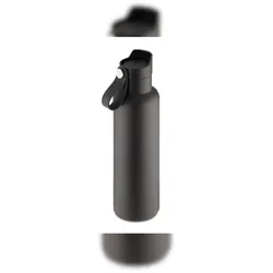 Weis 12692 Edelstahl Trinkflasche vakuumisoliert 1000ml schwarz