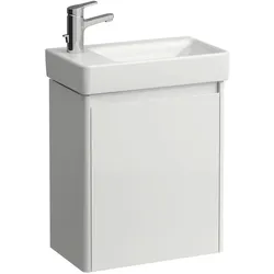 LAUFEN Waschtischunterschrank BASE 2.0 262x454x522 1 Tür mit Griffmulde für WT H815955 weiß glänzen H4112311082611