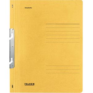 Falken 80000938 Behördenheftung Einhakhefter gelb, 50 Stück
