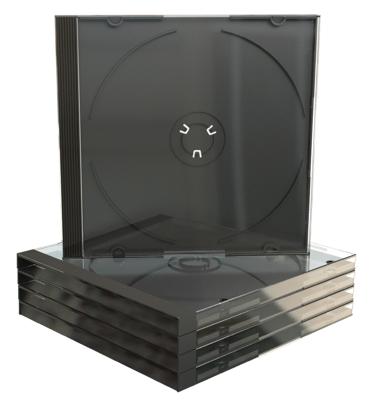 MediaRange Jewel Cases 1er CD-/DVD-Hüllen schwarz BOX31