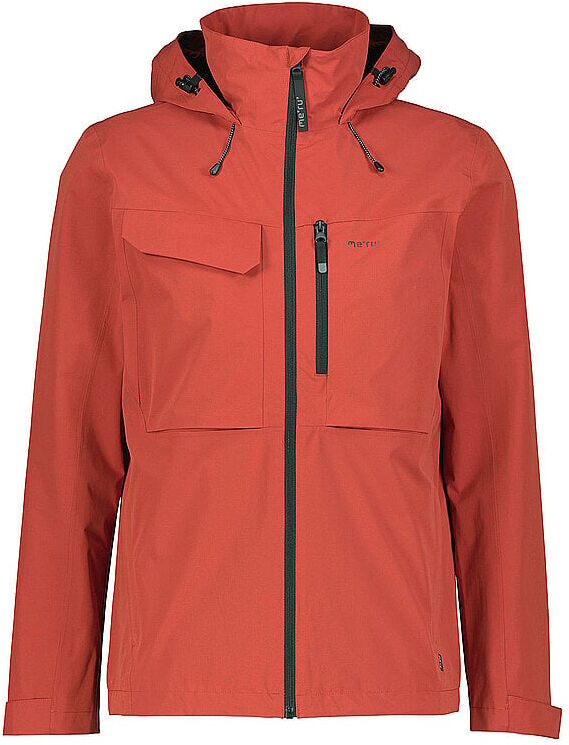 MERU Herren Wanderjacke Abrantes 2L Hoodie dunkelrot   52 M