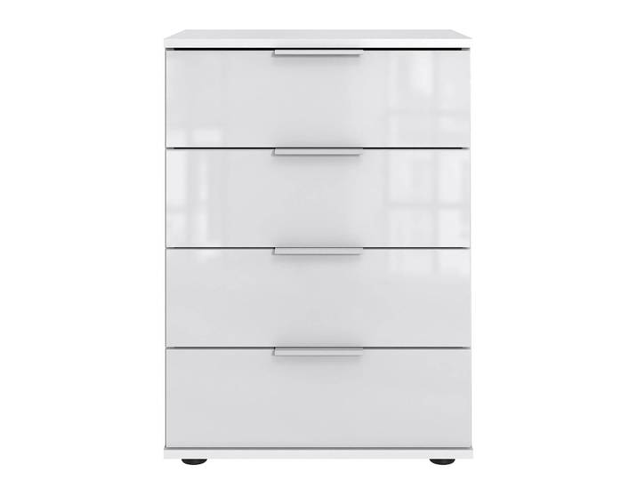 Commode 52 x 74 x 38cm Blanc/Blanc