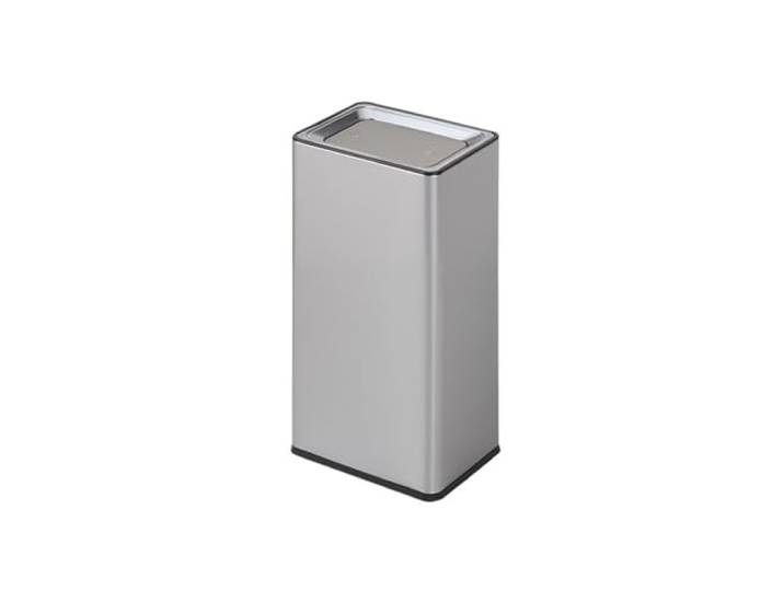 Badezimmer Mülleimer Mit Klappdeckel for Zuhause Und Büro(Silver)