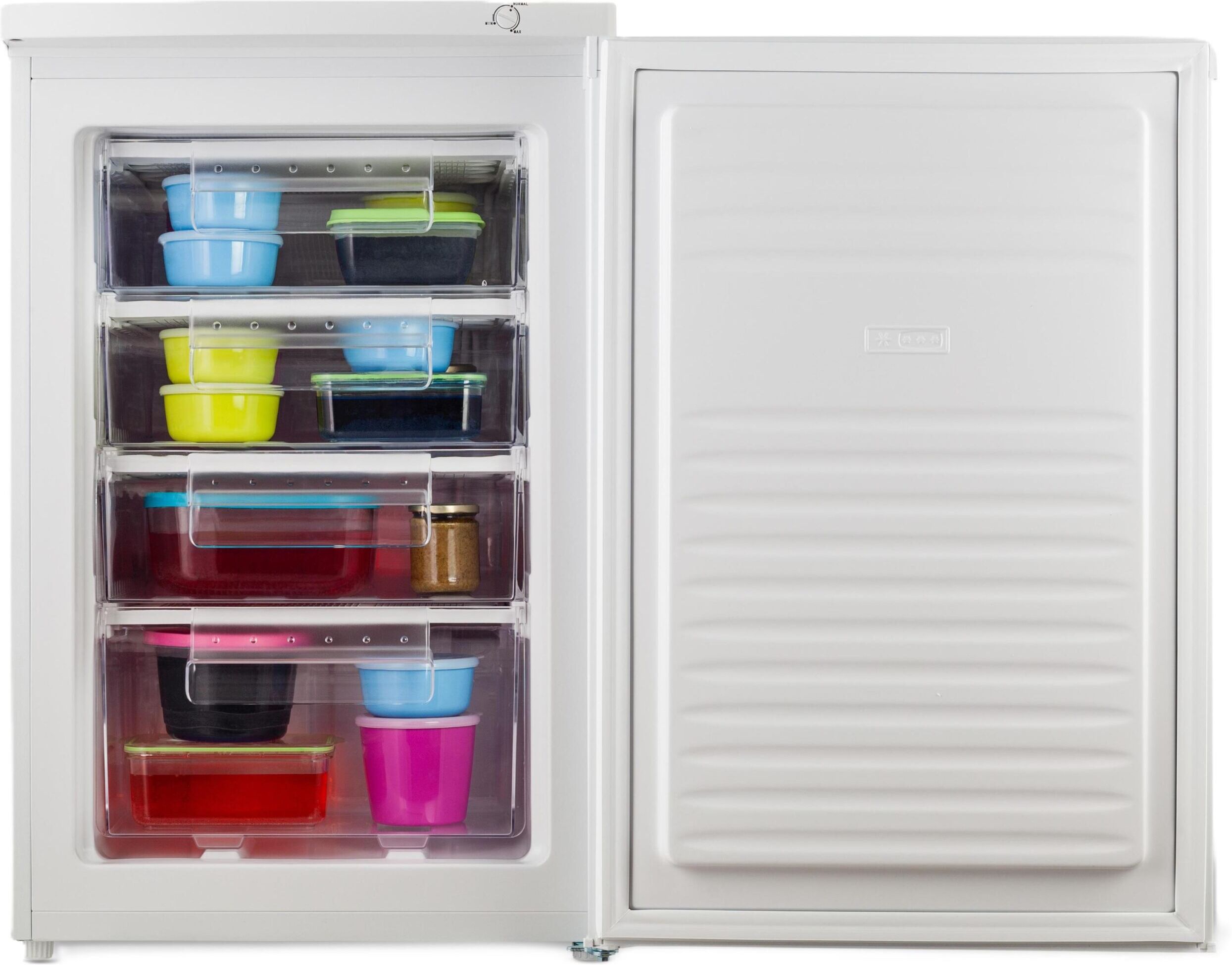 PremierTech® Premiertech Congelatore Freezer verticale 91 litri, sottotavolo, Classe E, libera installazione, termostato regolabile, 55x58x85cm, PT91FR