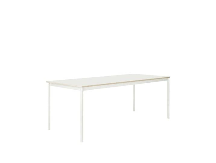 Muuto Base Esstisch White, plywoodkant, 190 x 85cm