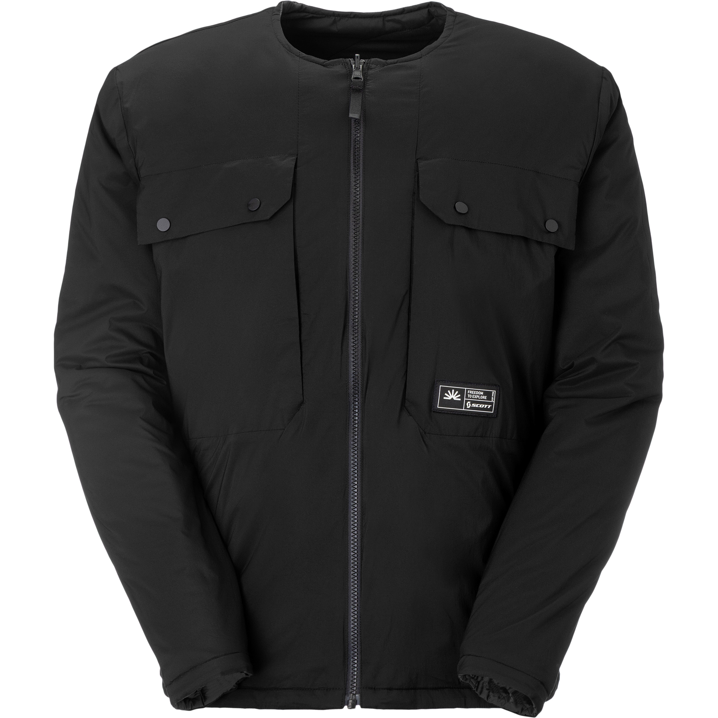 Scott Insuloft Escape Liner Herren Kunstfaserjacke schwarz Größe XXL Lifestyle Wasserabweisend Wasserabweisend