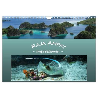 Raja Ampat - Impressionen (Wandkalender 2027 DIN A4 quer), CALVENDO Monatskalender