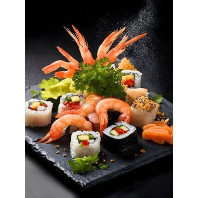 CALVENDO Puzzle Sushi - Geschmackssymphonie | 1000 Teile Lege-Größe 64x48cm Foto-Puzzle für glückliche Stunden, Sonstige von , Calvendo Puzzle