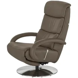 Hukla Leder-Relaxsessel braun - Leder Florian ¦ braun ¦ Maße (cm): B: 73 H: 109 T: 91.0