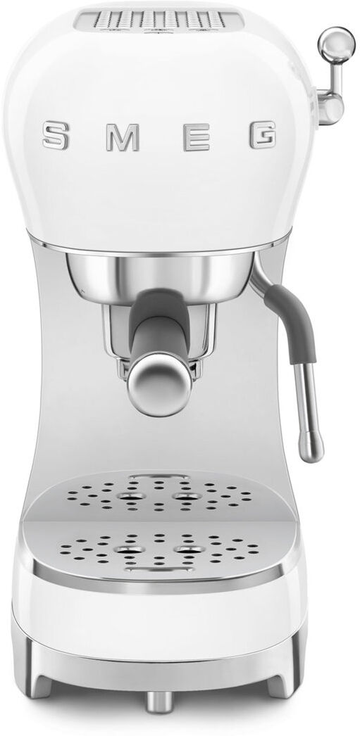 Smeg ECF02 Espresso Machine With Steam Wand White 1.1L