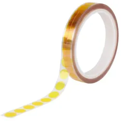 Wetec, Klebeband, Polyimid-Klebepunkte, 1.000 St. auf Rolle, 12 mm (12 mm)