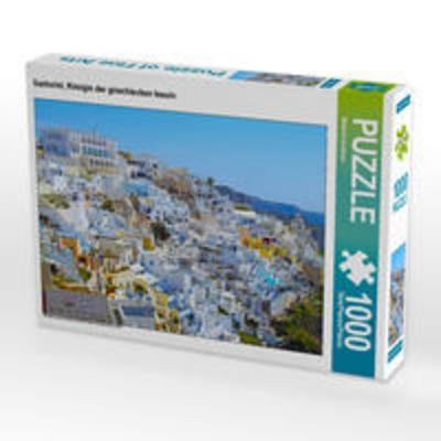 CALVENDO Puzzle Santorini, Königin der griechischen Inseln 1000 Teile Lege-Größe 64 x 48 cm Foto-Puzzle Bild von Melanie Sommer