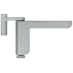 Abus Türschließer 2603 - silber - DIN rechts/links - kein Bohren/Schrauben