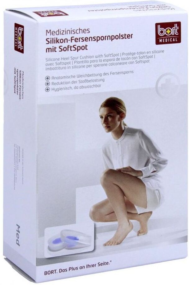 Bort Silikon Fersenspornpolster mit SoftSpot medium