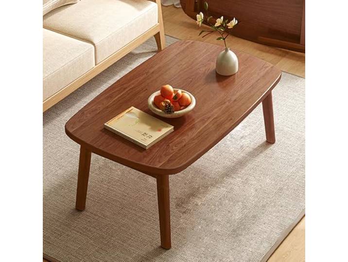 Peakjune Tatami Tisch Klappbar,Japanischer Tisch Klappbar,Tragbarer Bambus-Couchtisch,Dicke Und Stark,Tasche Und Tragbar,FüR Wohnzimmer Teesimmer Balkon Bay Fenster