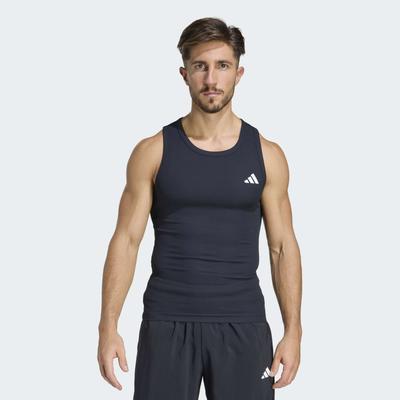 Tanktop ADIDAS PERFORMANCE "PRIMELIFT ESSENTIALS WORKOUT RIB", Herren, Gr. XXL, schwarz, Obermaterial: 86% Polyester, 14% Elasthan, Rundhals, Tops Tanktop