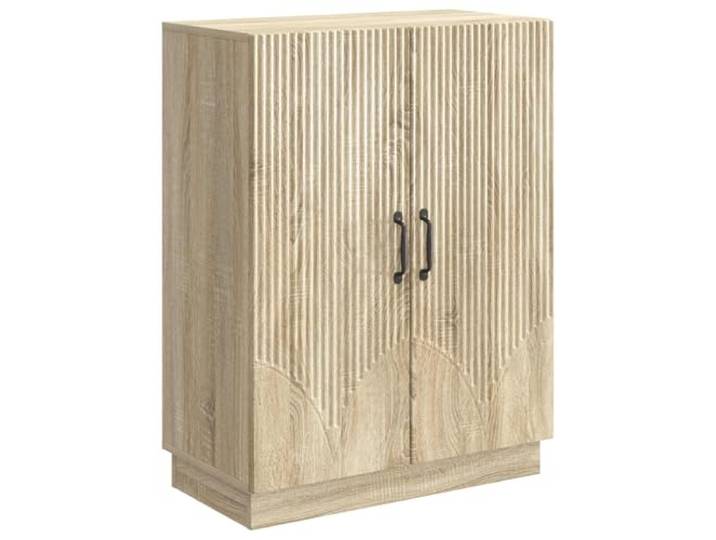 Sideboard Sonoma-Eiche 66 x 34,5 x 87 cm Holzwerkstoff mit Schubladen 66 x 34,5 x 87 cm, Holzwerkstoff, Sonoma-Eiche, Schubladen, Regale, Esszimmer, Wohnzimmer, Küche