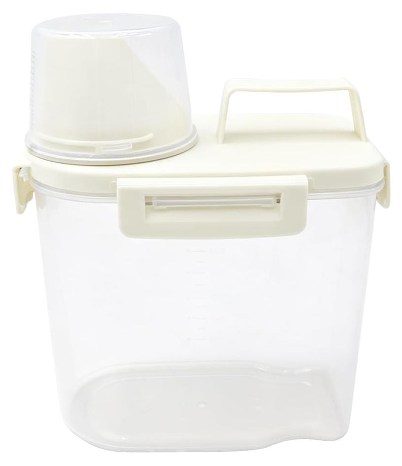 Dripio Luchtdichte Opslagdoos met Maatbeker, 1800 ml, Zwart