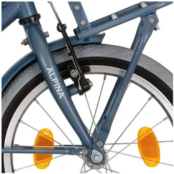 alpina Voorvork 18 Cargo J vintage blue matt, Besteck, Blau