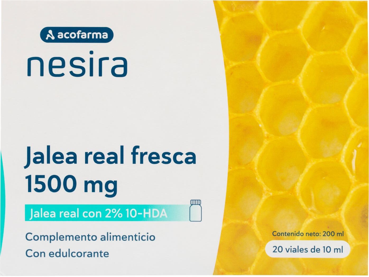 Nesira Acofarma Jalea Real Fresca 1500mg 20 viales