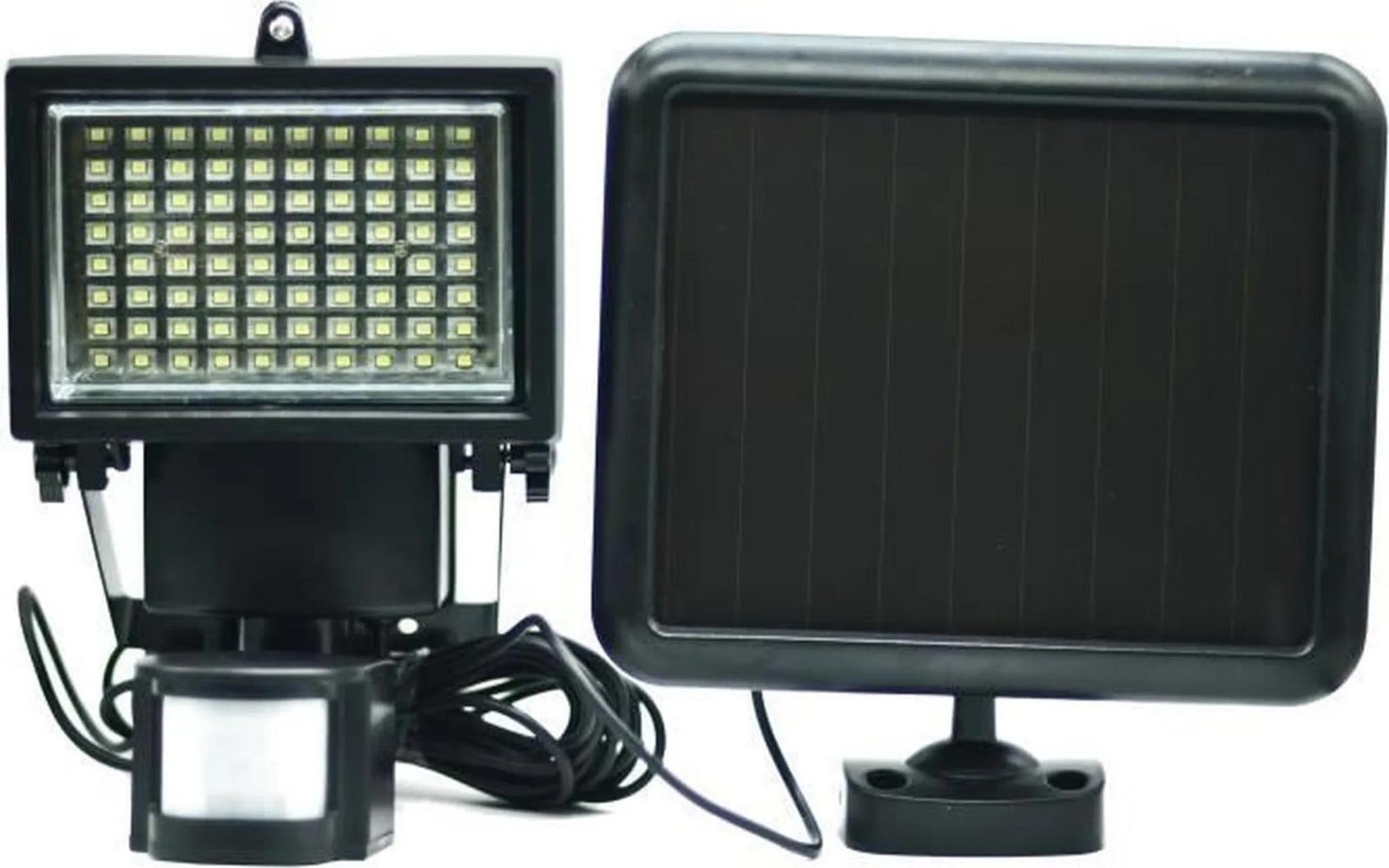 Galix Solar Spotlight met Bewegingssensor - 80 LED - Zwart