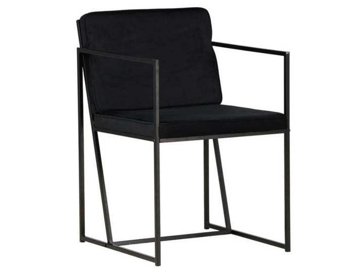 Richmond Stuhl Grau/Schwarz B: 52 cm