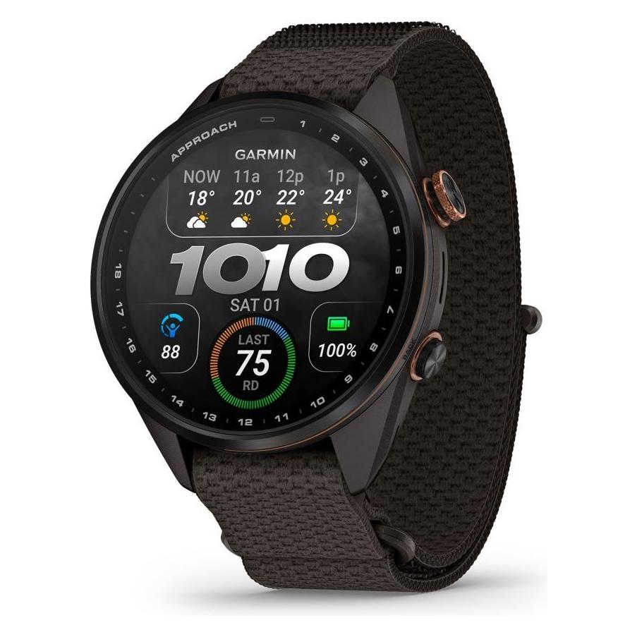 Garmin Approach S72 - 43mm (43 mm, DLC, Titan, Grau) (010-04147-02)