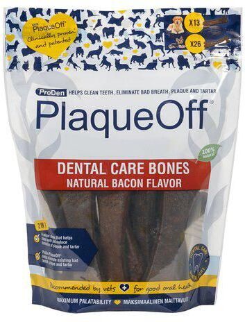 PlaqueOff - DENTAL BONES BACON 480g - (721.0044)