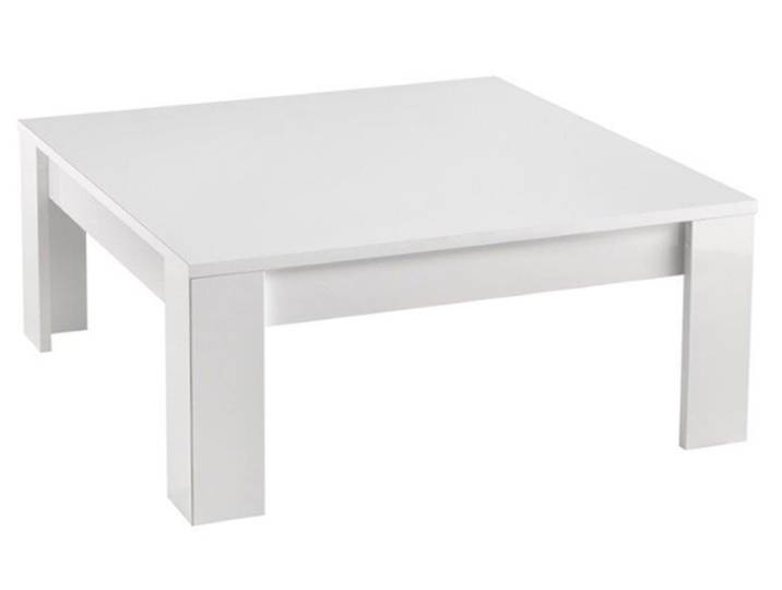 Table basse Modena laquée blanc - Basika