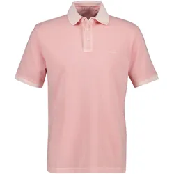 GANT Herren Poloshirt, ausgewaschen - SUNFADED POLO, Washer, Kurzarm, Knopfleiste Rosa / L