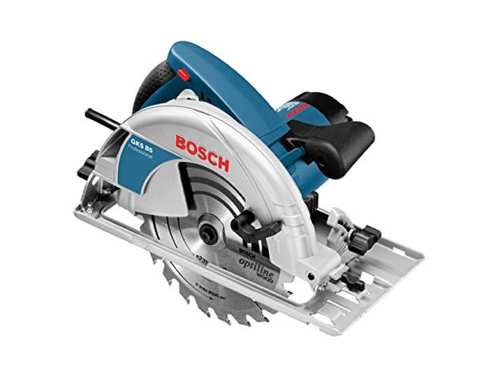 Bosch PRO Scie circulaire GKS 85 Une scie circulaire très puissante pour les travaux difficiles (capacité de coupe de 85 mm) +GKS 85 'SCIE CIRCULAIRE A MAIN