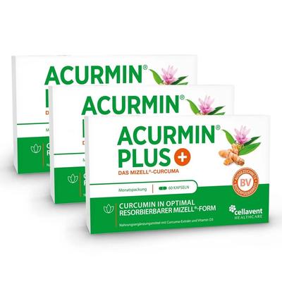 Acurmin Plus Das Mizell-Curcuma Weichkapseln 180 St